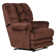 Upholstered Big Man's Lay Flat Recliner with Extended Footrest