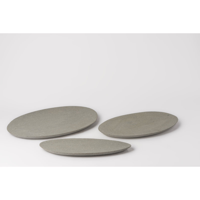 Williston Forge Pia Lava Stone Platter