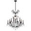 Renaissance Nouveau 12 Light 32in x 38in Chandelier in Heirloom Gold with Clear Heritage Handcut Crystals-1547579656