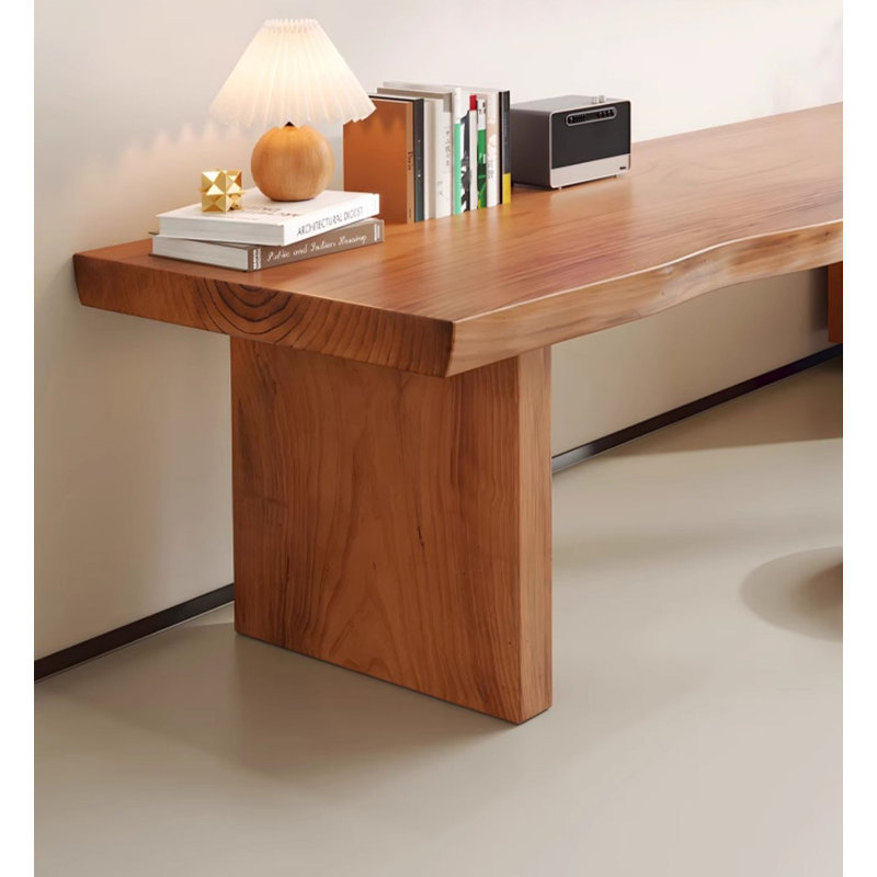 Meuble télé avec deux tiroirs Live Edge, 17.7" H x 78.7" W x 15.7" D