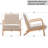 Carrel Upholstered Armchair-453591982