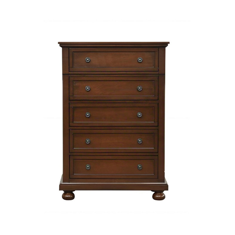 Commode 5 tiroirs pour chambre Meade