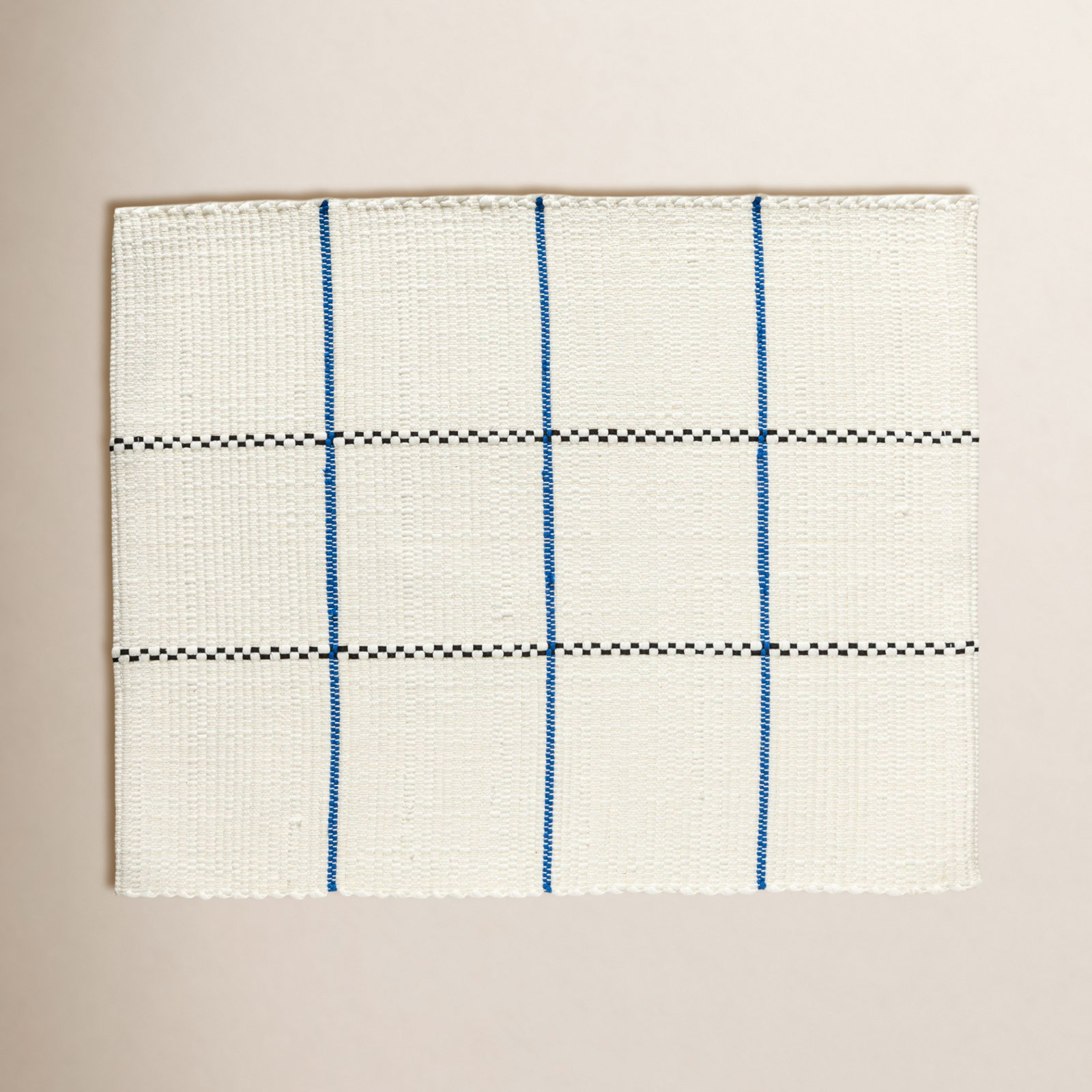 Joana Reversible Placemat, White/Blue