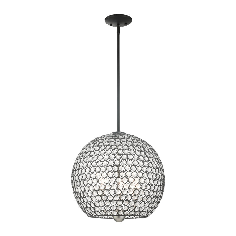 Ludie 3 - Light Single Pendant, Black