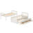 Fouad Kids Twin Over Twin Bunk Bed with Trundle with Drawers-1011037839