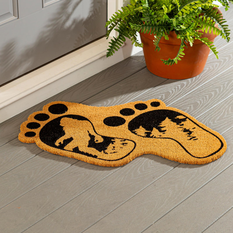 Big Foot Believe in Yourself Shaped Mat