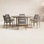 Fleur 63" Eucalyptus Patio Dining Set