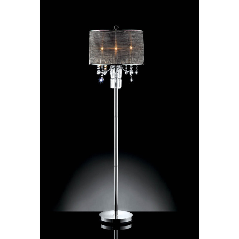 Lampe sur pied traditionnelle 62 po Metzger