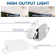Luxrite 4" LED Recessed Ceiling Light J-Box 15W 5 Colour Selectable 1300LM Dimmable Wet Rated IC Rated ETL 6 Pack