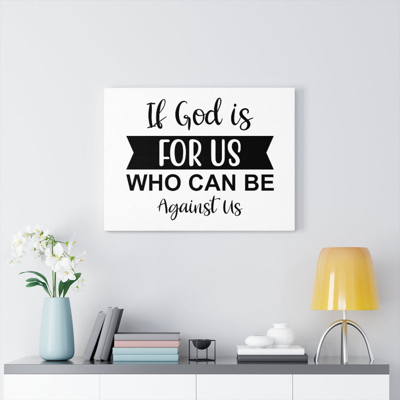 For Us - Wrapped Canvas Print, 28cm H x 36cm W