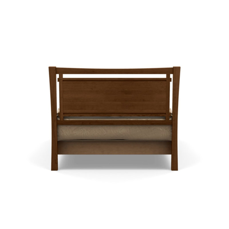 Monterey Upholstered Bed, King, Onyx, Saddle Cherry