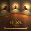 Flower Night Light, Decorative Night Lights Plug Into Wall With Dusk To Dawn Sensor, Adjustable Brightness LED Nightlight Dimmable, 3000K Warm White(Colourful-Rose/2 Pack)-130594928