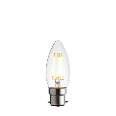 Candle 4W LED B22 Warm White Lightbulb