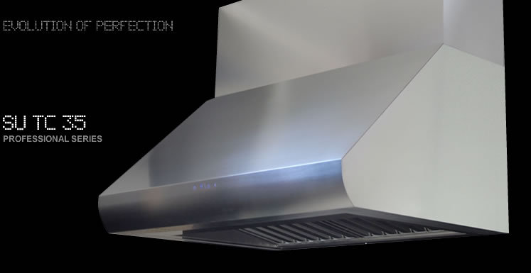 Sirius Range Hoods 30" Stainless Steel 600 CFM Convertible Wall Range Hood with Baffle Filter
