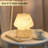 Haslom 7.25” Bedside Glass Mushroom Ambient Table Lamp, Bulb Included-1341066241
