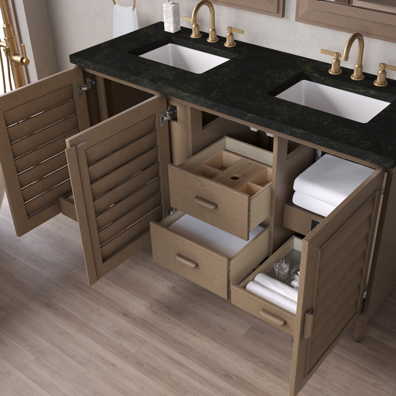 Broeder 60'' W Double Vanity, Phantome Eclos, Widespread