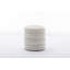 Repose-pieds rond en velours doux