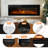 Rayva Front-Venting Recessed and Wall-Mounted Electric Fireplace-435000870