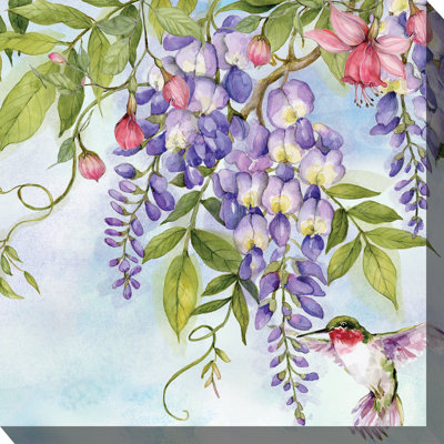 Art sur toile Wisteria Hummer