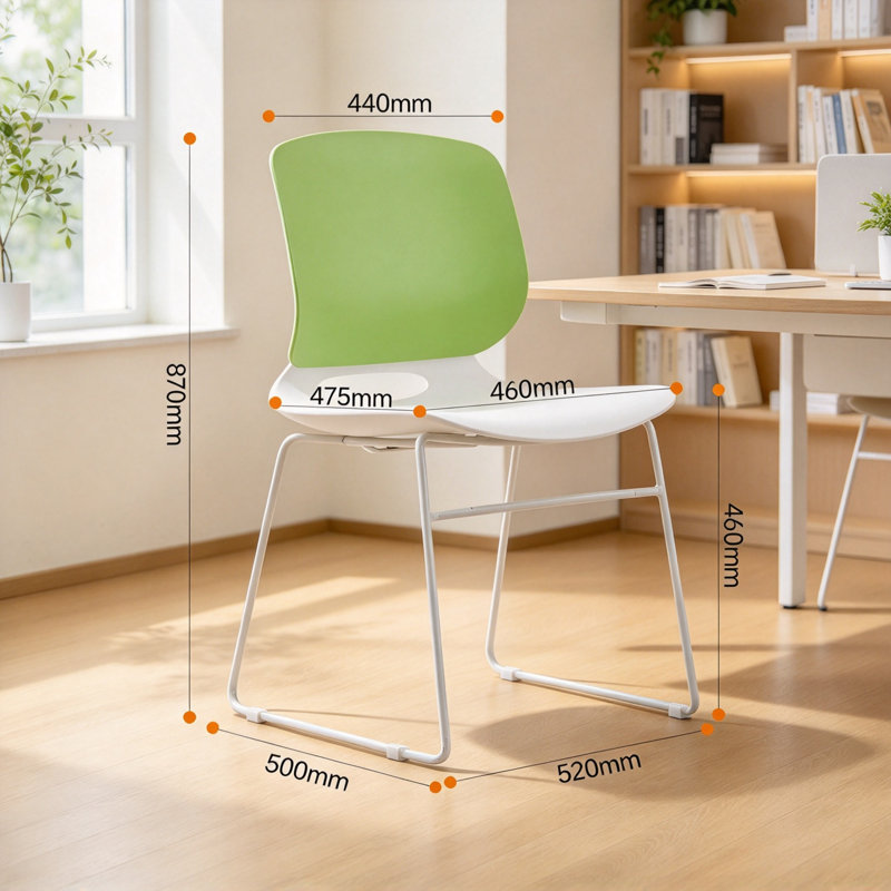 Ensemble de 4 chaises empilables