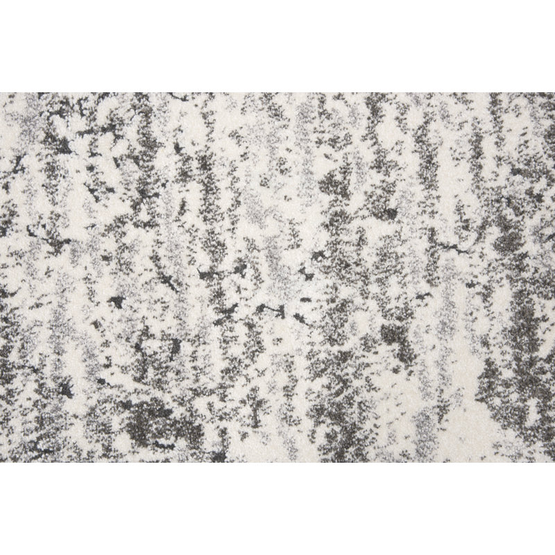 Barger Abstract Indoor Rug, Rectangle 5'3" x 7'6"