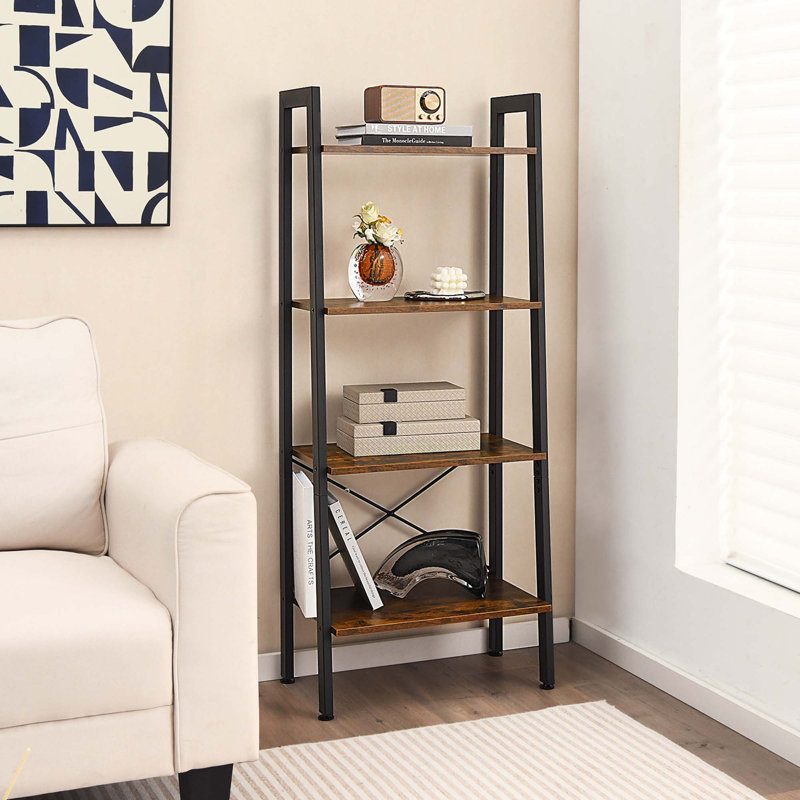 Poff Ladder Bookcase, Brown
