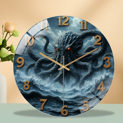 Horloge murale 12 po Cthulhu