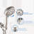 Massage/Jet Handheld Shower Head 2.5 GPM GPM-60317792