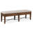 Extendable Trestle Dining Table With Upholstered Benches-1743866891