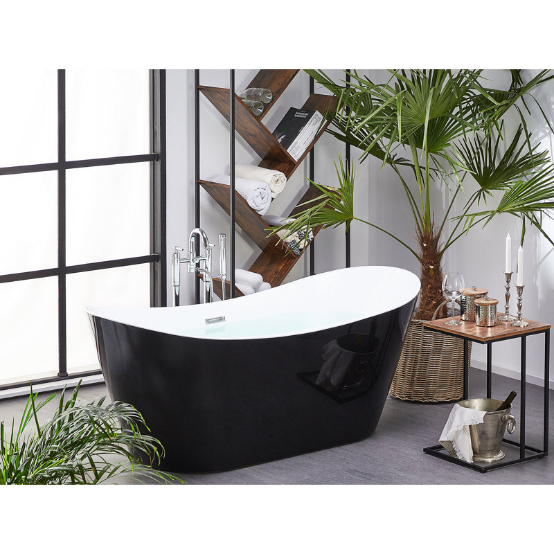 Othello 1800mm x 750mm Soaking Acrylic Bathtub, 72cm H x 78cm W x 180cm L