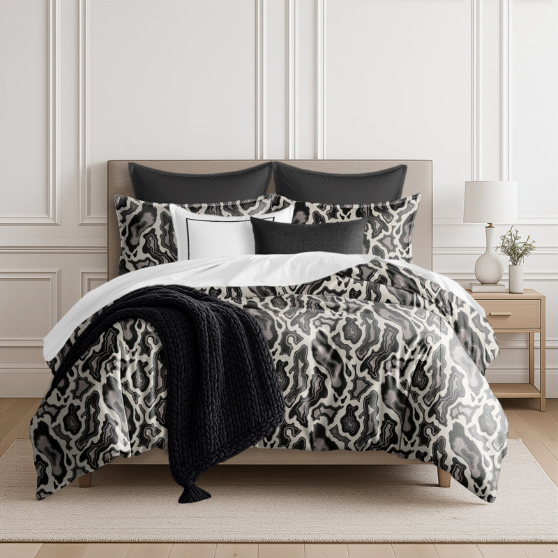 Ensemble de couvre-lit Wave, Couvre-lit simple et 1 taie standard