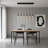 5 Lights  Modern LED Crystal Pendant Light Kitchen Island Liner Style 3000 K Triac Dimming-1320434903