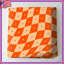 Couvre-lit matelassé à carreaux orange et beige toutes tailles-128741863