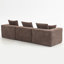 Canapé modulaire surdimensionné à assise profonde avec confort tout en mousse, assemblage sans outil et conception moderne à profil bas pour des espaces de vie flexibles.-393606875
