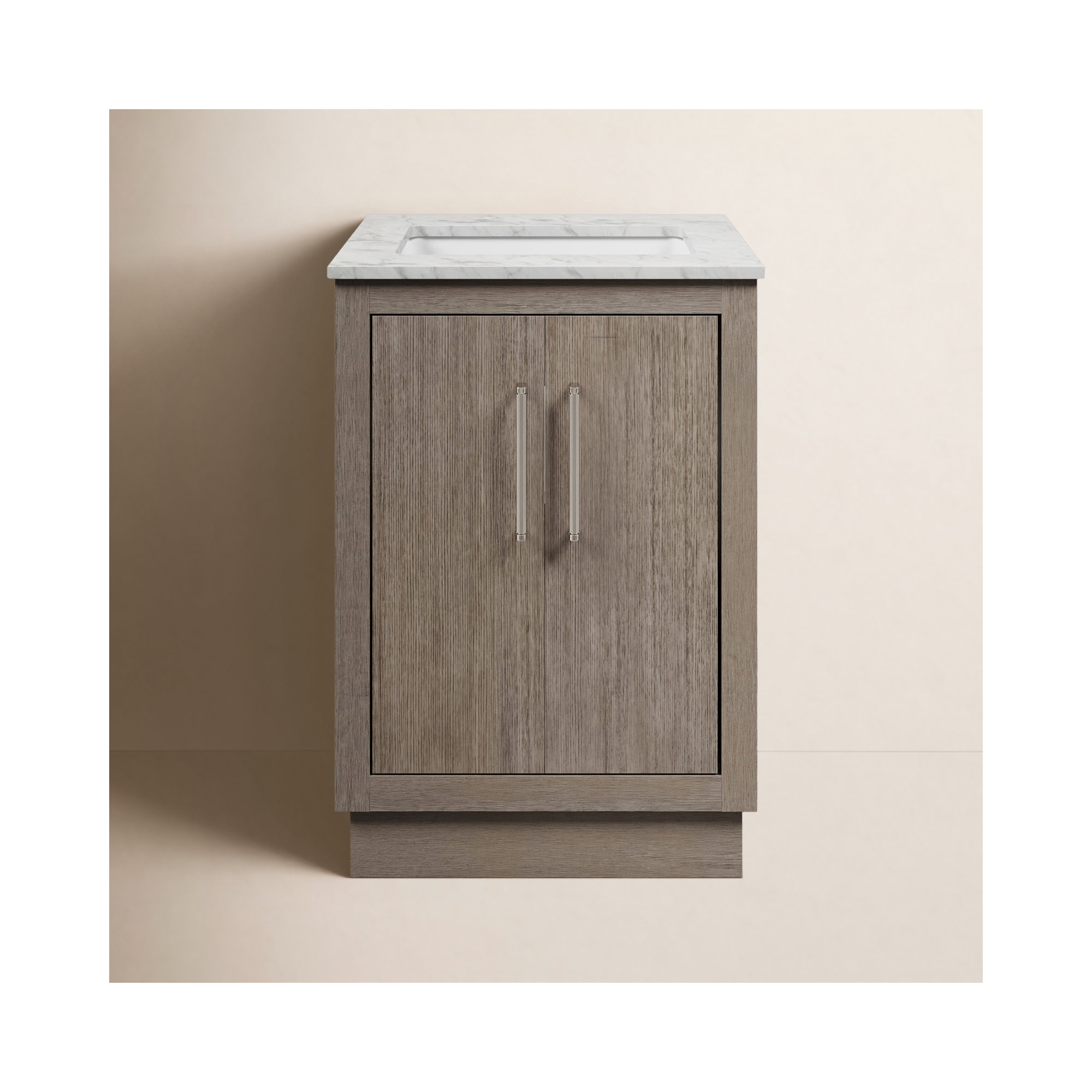 Kamila 24'' Single Bathroom Vanity, Chrome