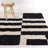 Elara Cream Modern Geometric Area Rug-663165058