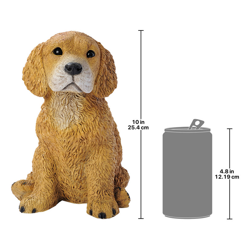 Retriever Puppy Dog Statue