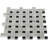 Yarn 1" x 3" Polished Marble Basketweave Mosaic Wall & Floor Tile-40586352