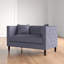 Causeuse Chesterfield en lin 49,6 po Meaghan-1765980358