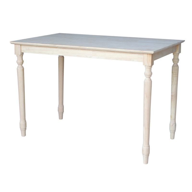 Delrita Solid Wood Dining Table, 36" H x 48" W x 30" D