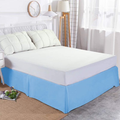 Jupe de lit en microfibre brossée 1