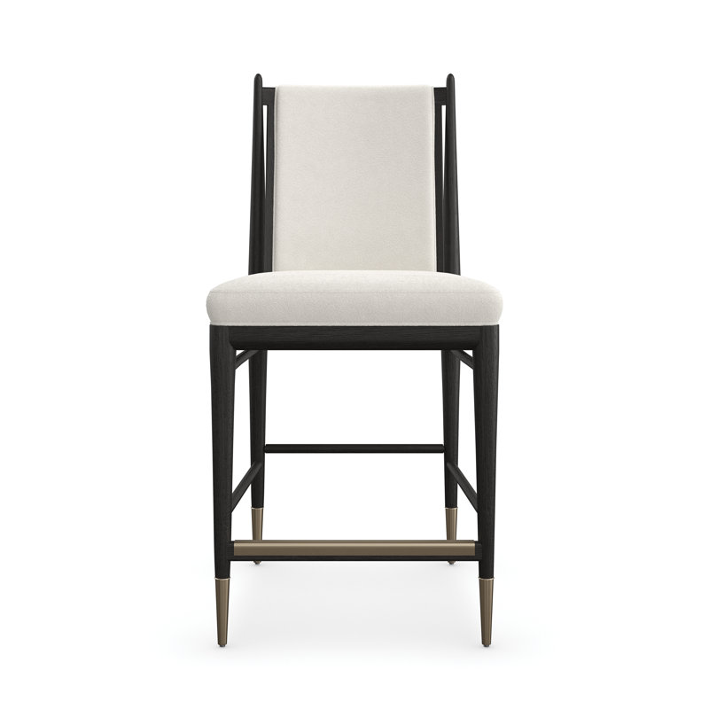 Modern Principles Light Counter Stool, Counter Stool (25" Seat Height), Cinder/Lucent Bronze Metallic