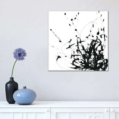 Onyx Expression II by June Erica Vess - Wrapped Canvas Painting