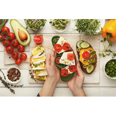 Bruschettas by Prostock-Studio - Wrapped Canvas Print