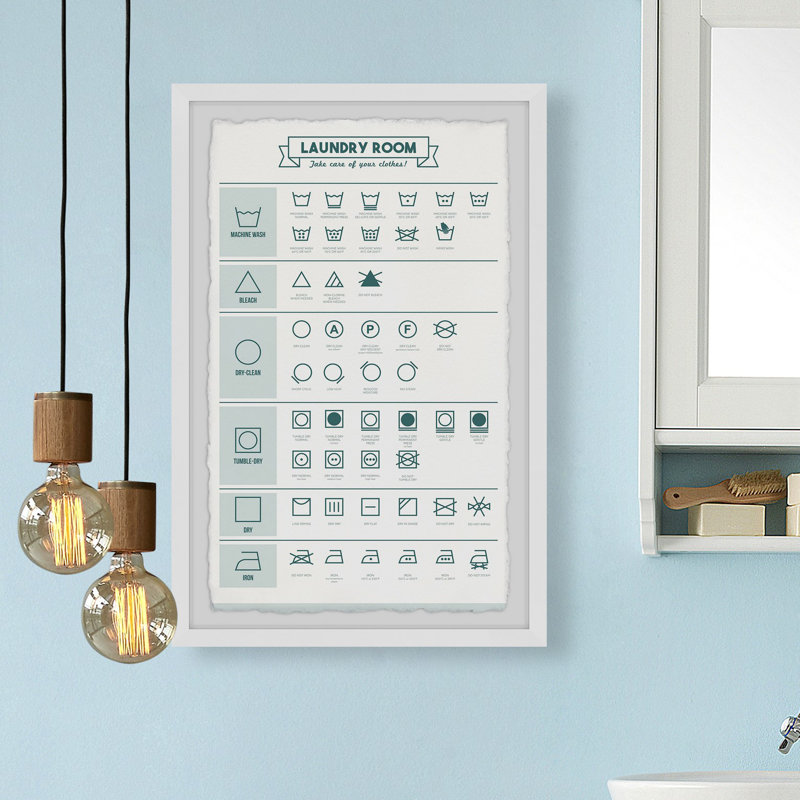 Take Care Of Your Clothes - Single Picture Frame Print, 61cm H x 41cm W x 3.81cm D