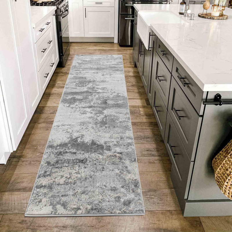 Hesperange Abstract Area Rug, Runner 60 x 220cm