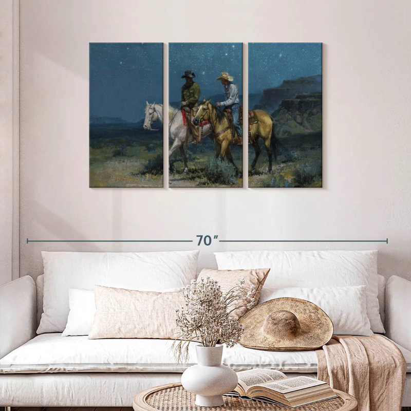Lelar Night Riders, 28" H x 45" W
