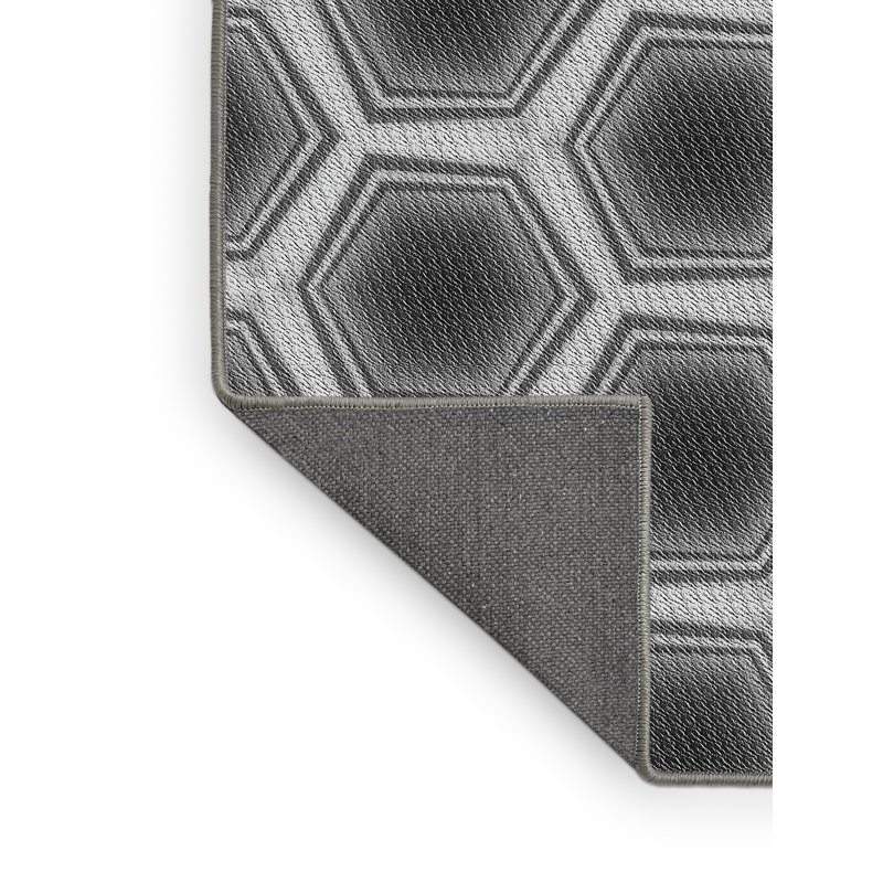 Geometric Indoor Rug, Rectangle 6' x 9'