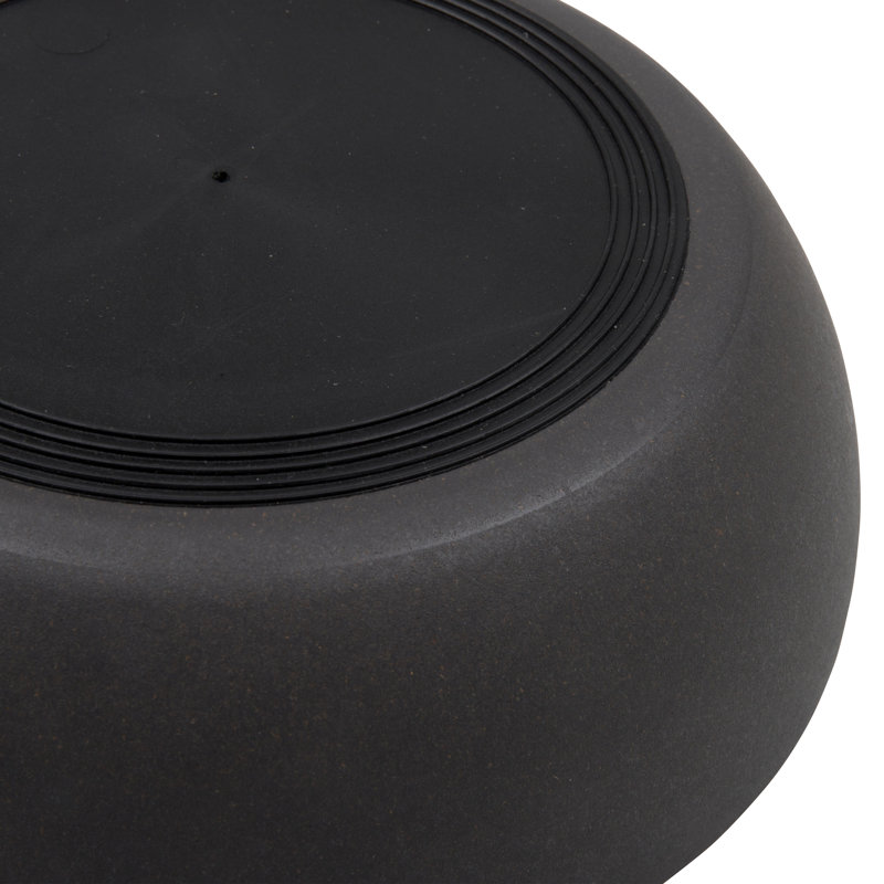 Anti-Skid Pet Bowl, 6.3cm H x 21cm W x 21cm D, Black