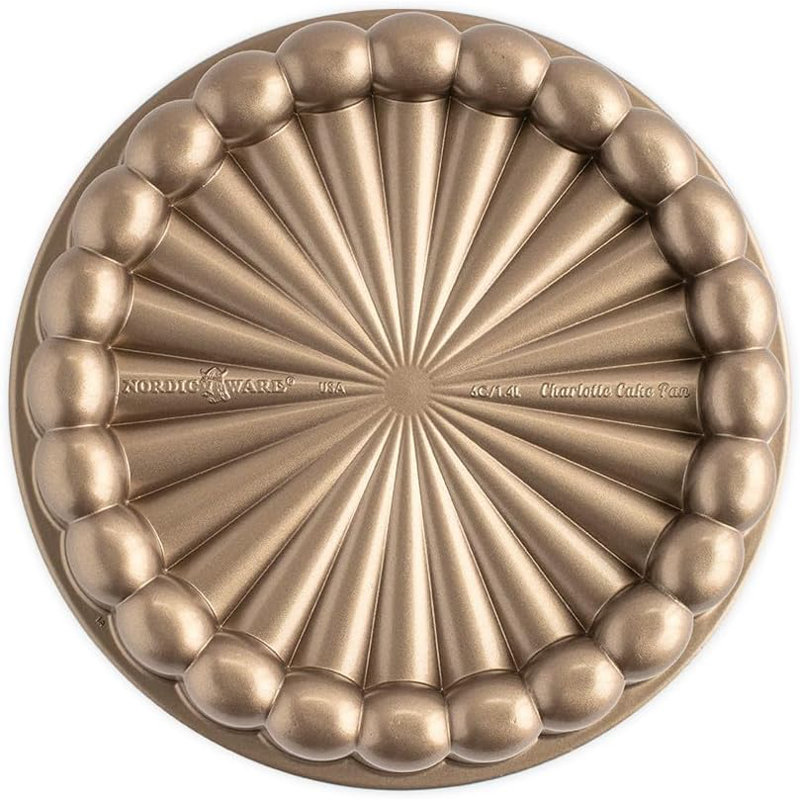 Nordic Ware Charlotte Cake Pan, 6-Cup/1.4 Liters, Toffee